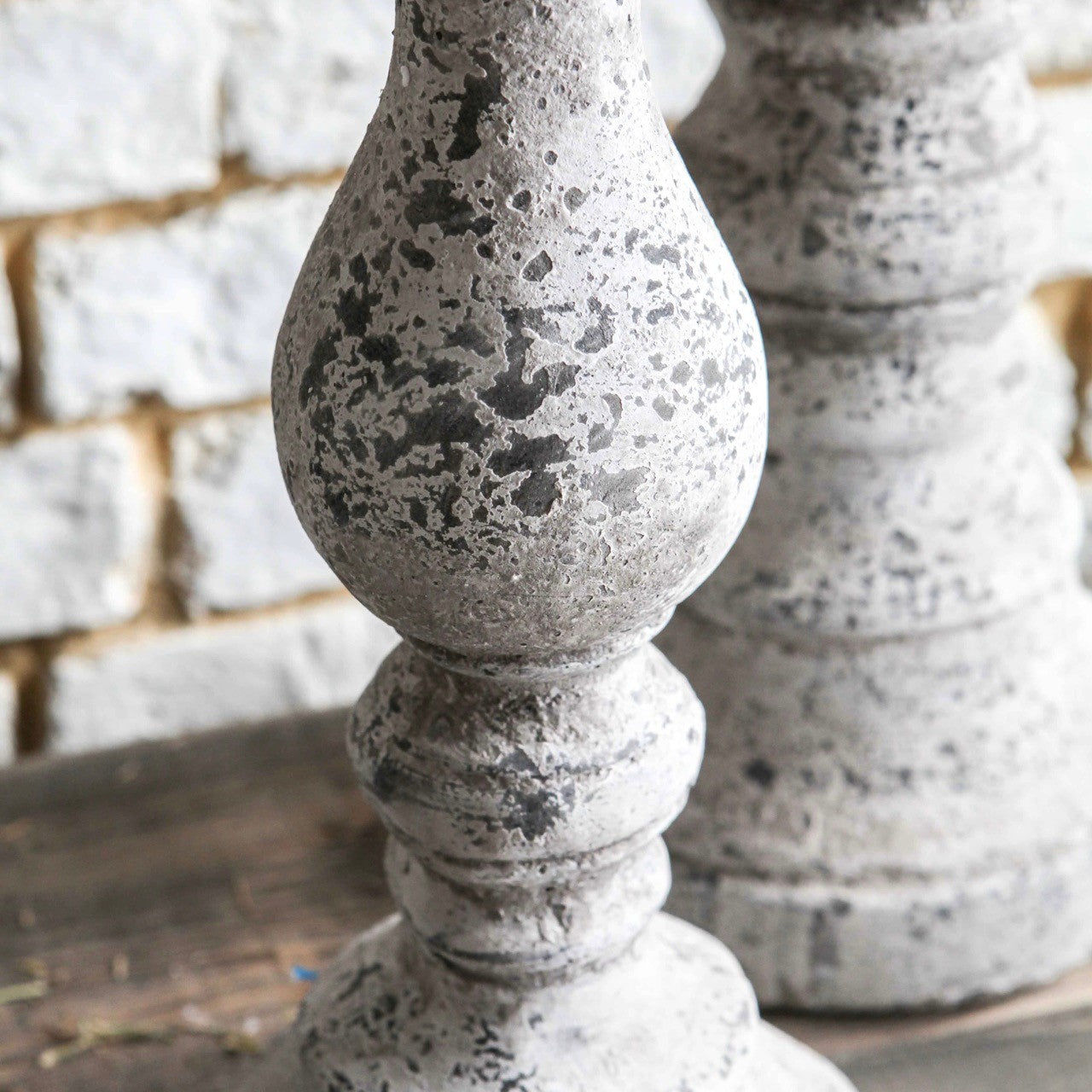 Birkdale Pillar Stone Candleholder