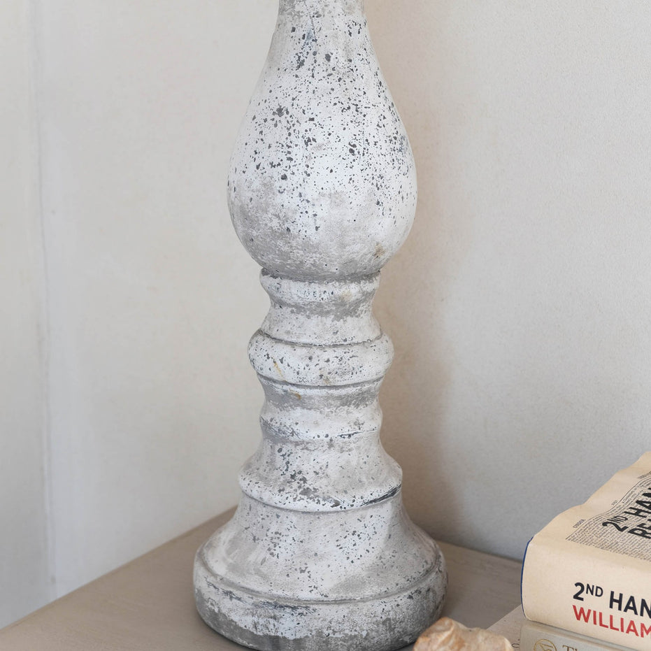 Birkdale Pillar Stone Candleholder