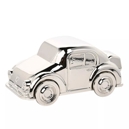 Bambino Silverplated Money Box - Car