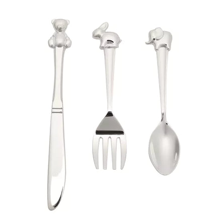 Bambino Silverplated 3 Piece Cutlery Set