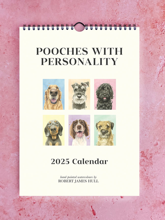 Pooches with Personality 2026 Watercolour Calendar