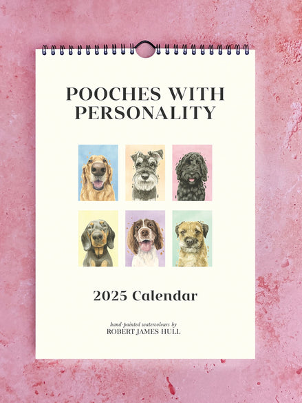Pooches with Personality 2026 Watercolour Calendar
