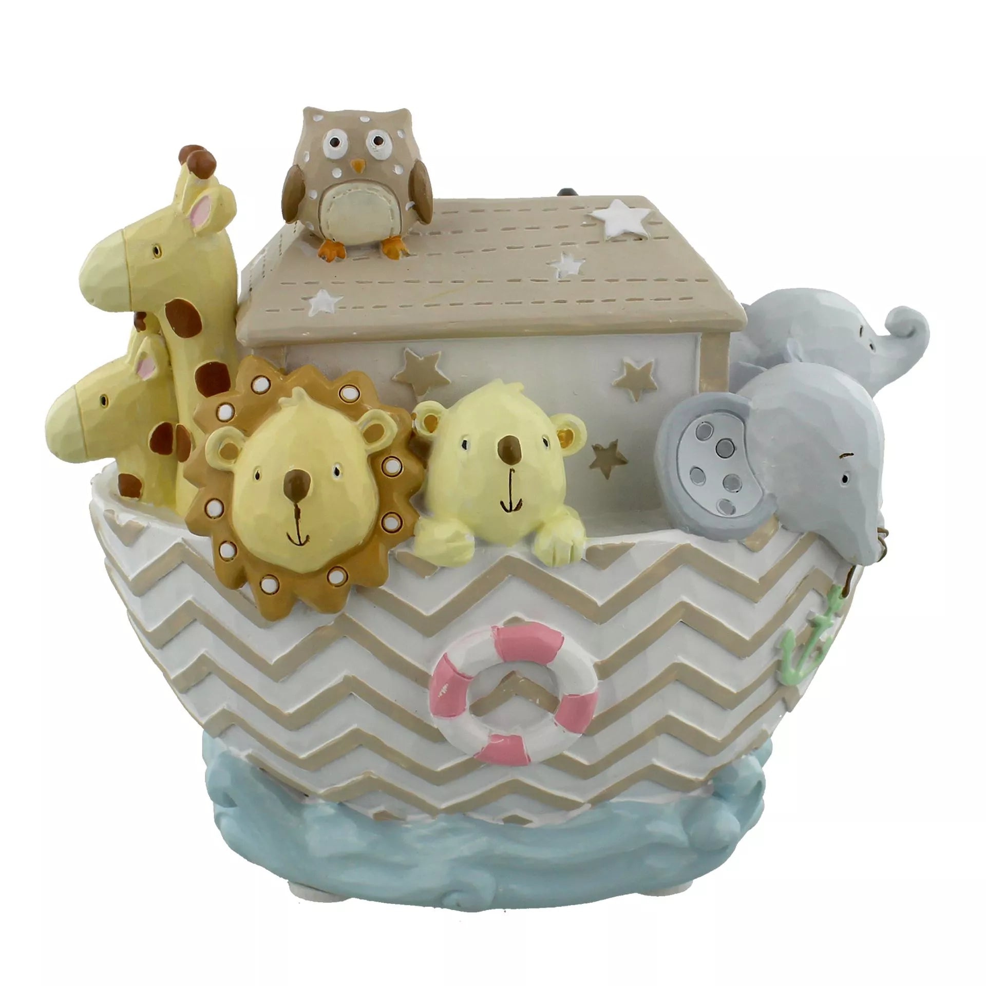 Noahs Ark Resin Money Box - Boat