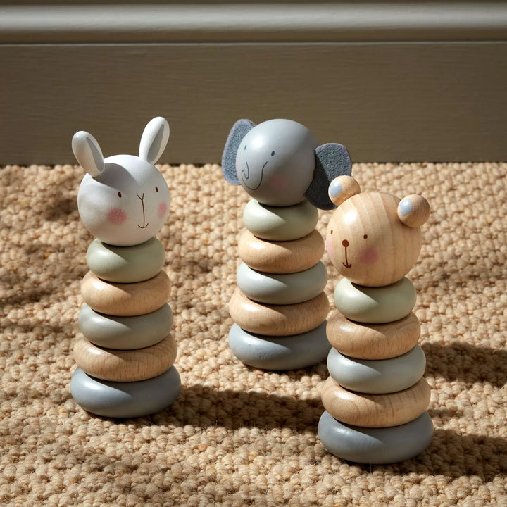 Wooden Tower Stacking Game