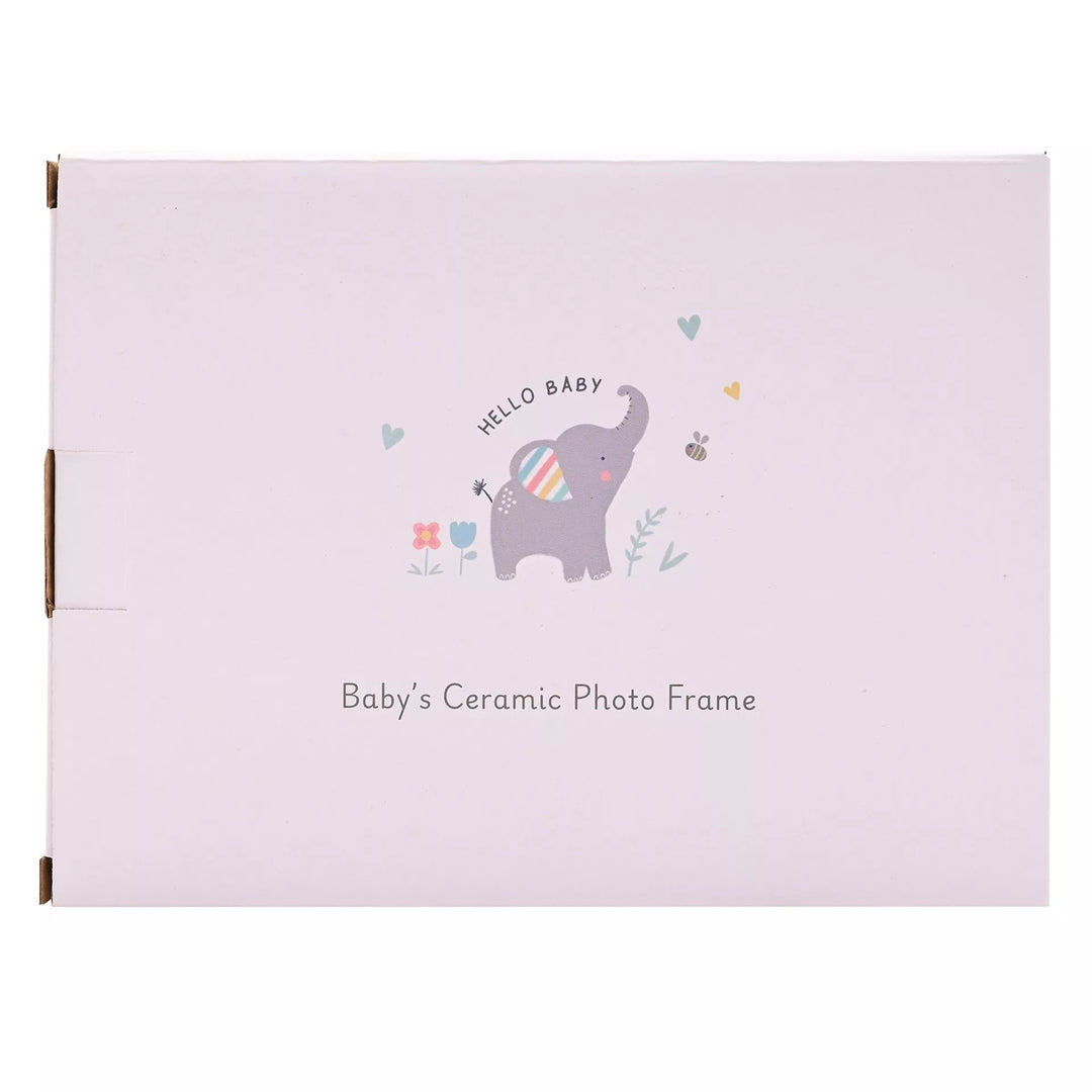 Baby Girl Ceramic Photo Frame