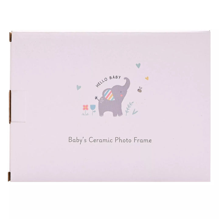 Baby Girl Ceramic Photo Frame