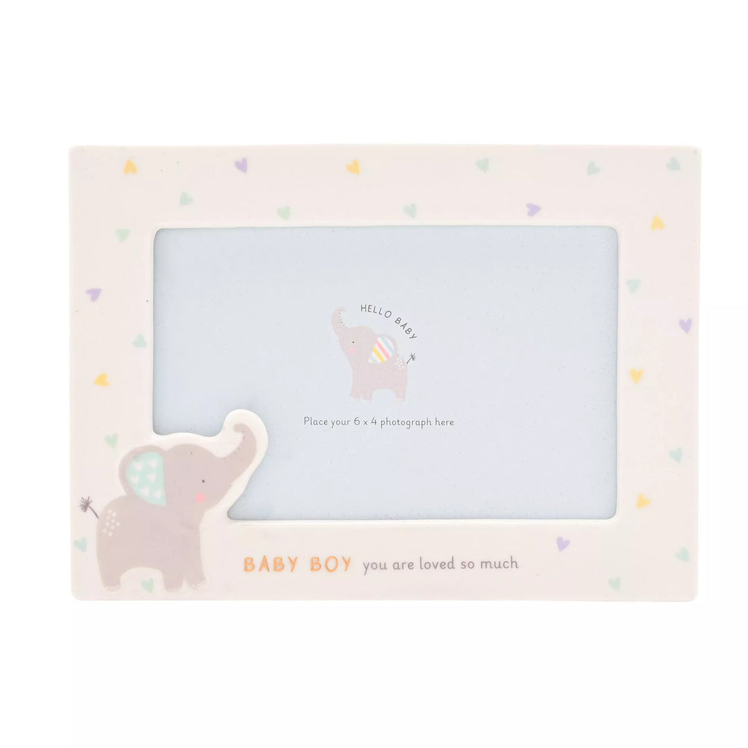 Baby Boy Ceramic Photo Frame