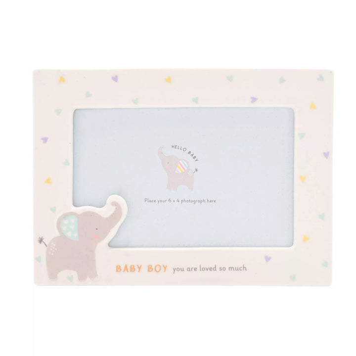 Baby Boy Ceramic Photo Frame