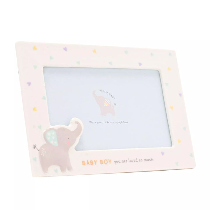 Baby Boy Ceramic Photo Frame