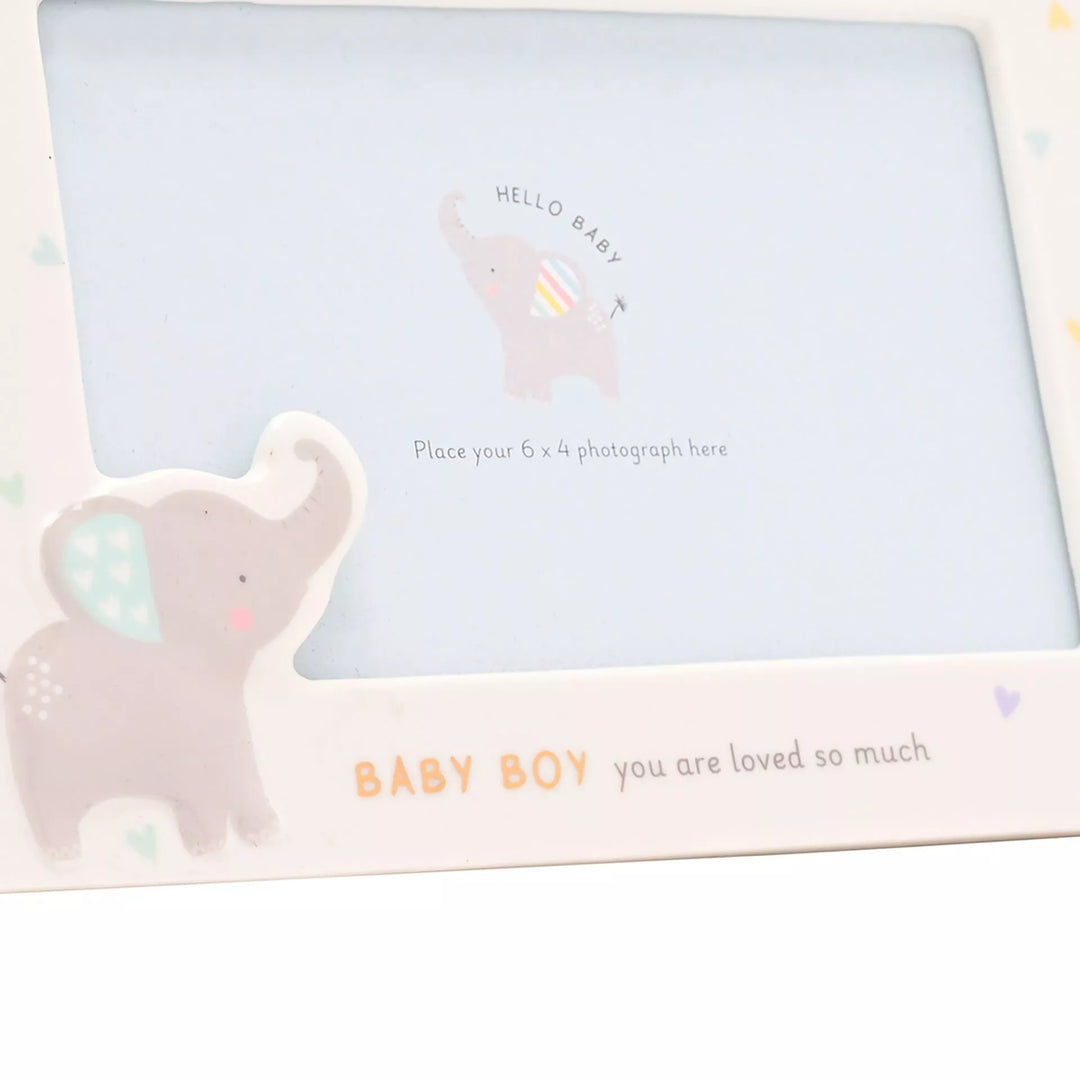 Baby Boy Ceramic Photo Frame