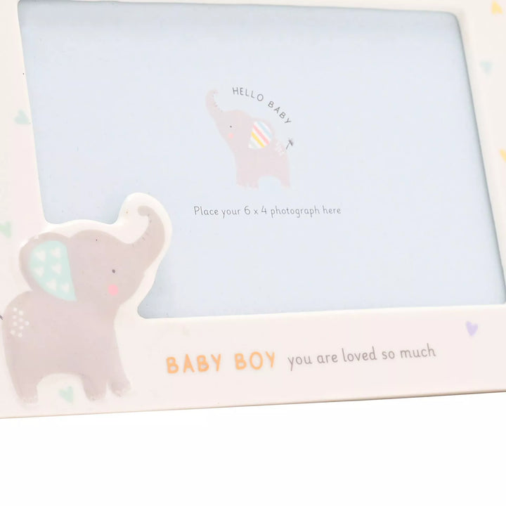 Baby Boy Ceramic Photo Frame