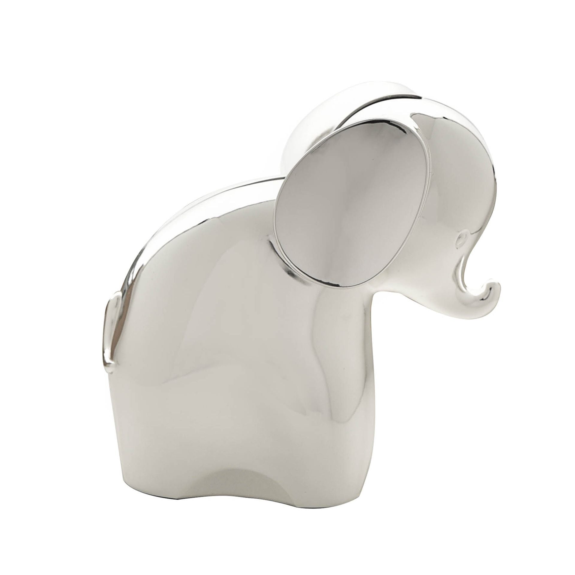 Silver Plated Elephant Money Box