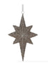 Champagne Hanging Star Decoration