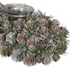 Frost Pinecone Candle Holder
