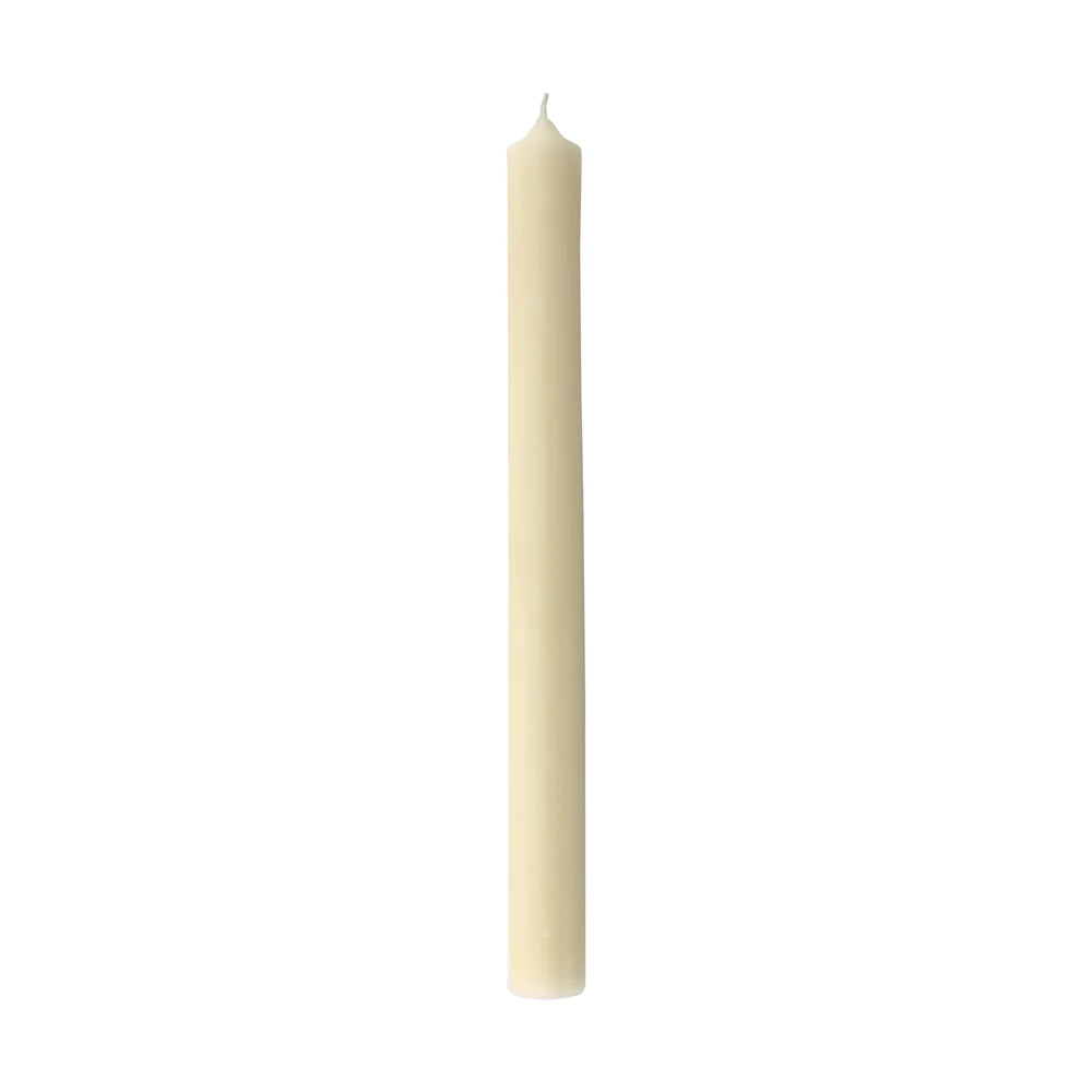 Danish Dinner Candle Ivory