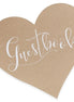 Heart shaped Guestbook