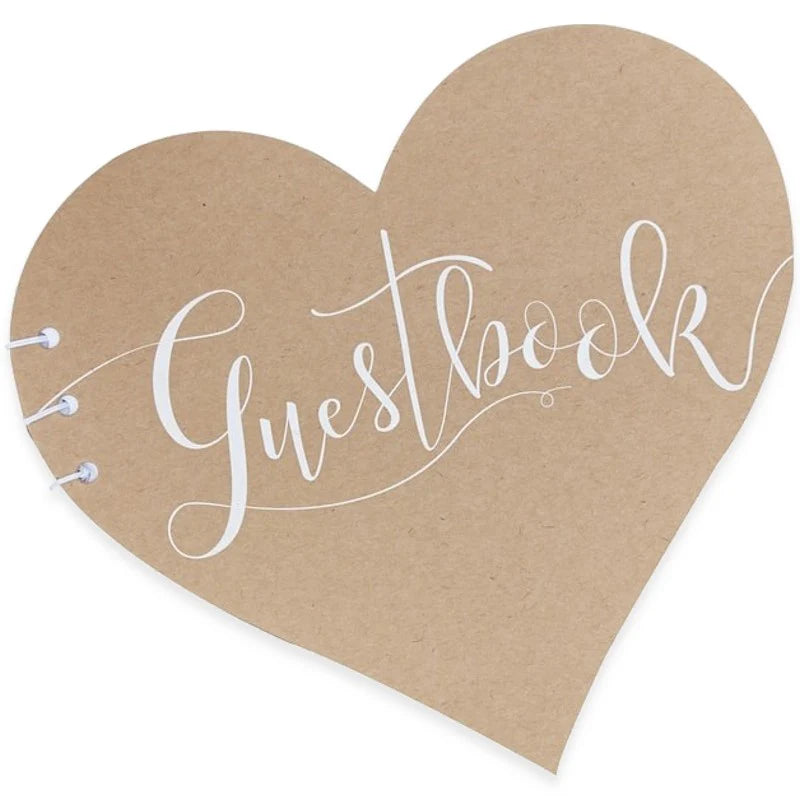Heart shaped Guestbook