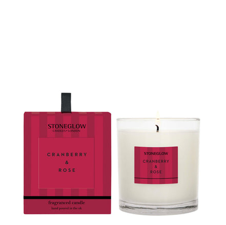 New Modern Classics - Cranberry & Rose Tumbler Candle