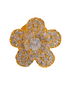 Mini CZ Embossed Daisy Pin Brooch