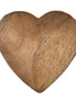 Heart Shaped Mango Wooden Tray