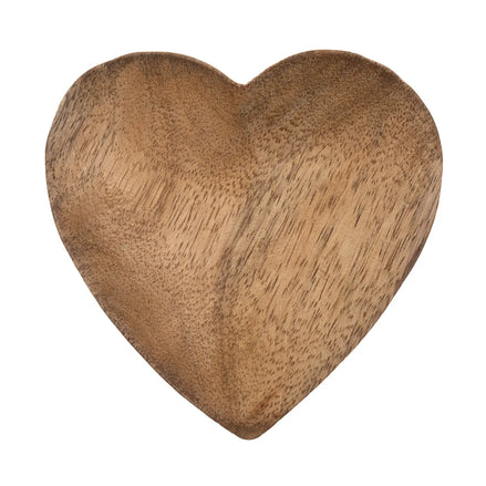 Heart Shaped Mango Wooden Tray