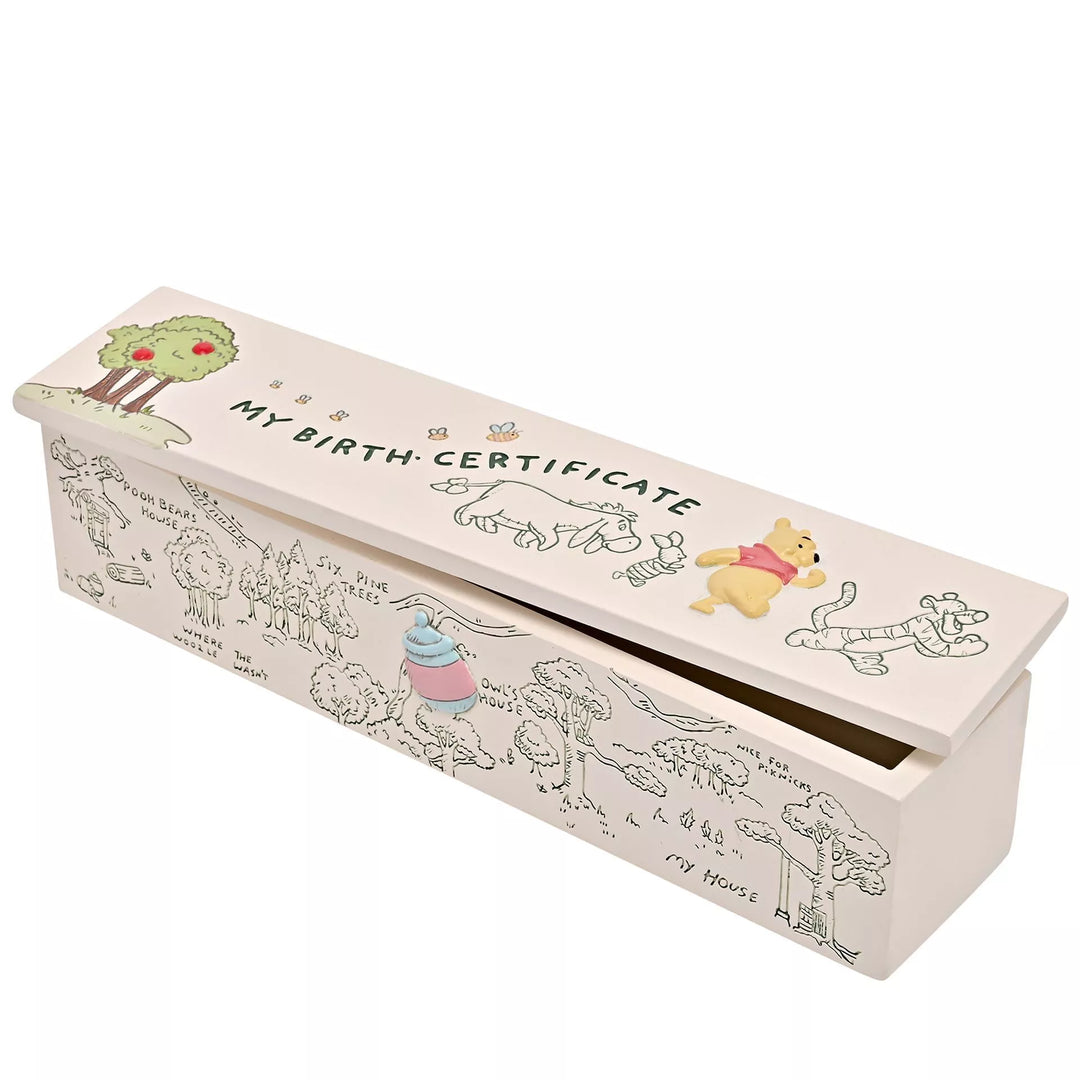 Disney Winnie The Pooh Birth Certificate Tube
