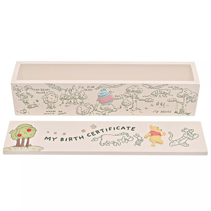 Disney Winnie The Pooh Birth Certificate Tube