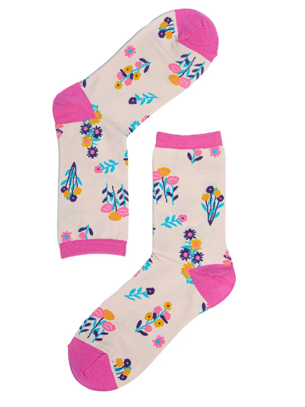 Floral Bamboo Sock
