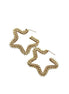 Gold Star Bead Earrings