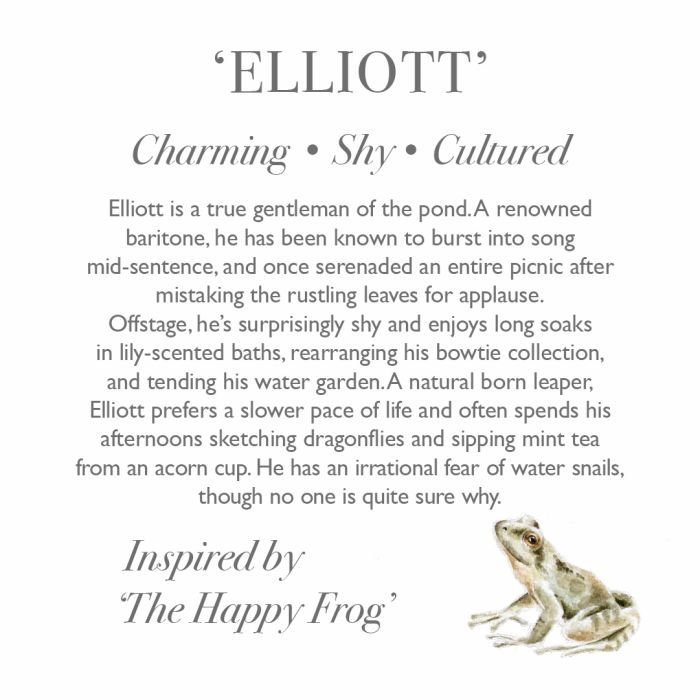 Elliott Junior Plush Frog