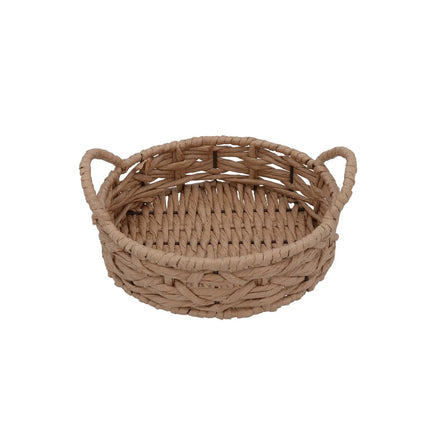 Natural Rattan Tray with Handles - Small
