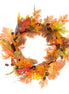Autumn Maple Acorn Wreath