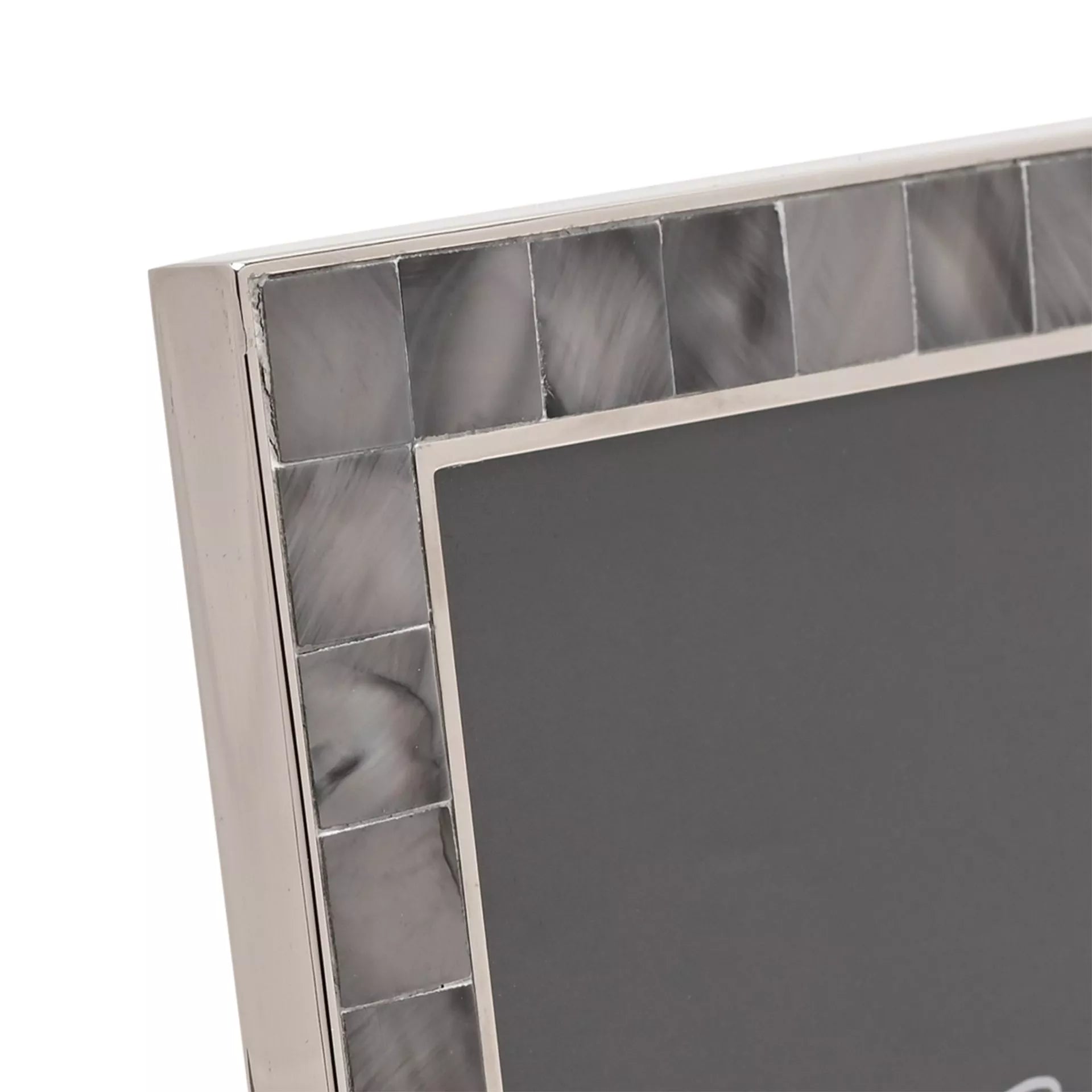Elegance Grey Mother of Pearl Photo Frame 4' x 6'