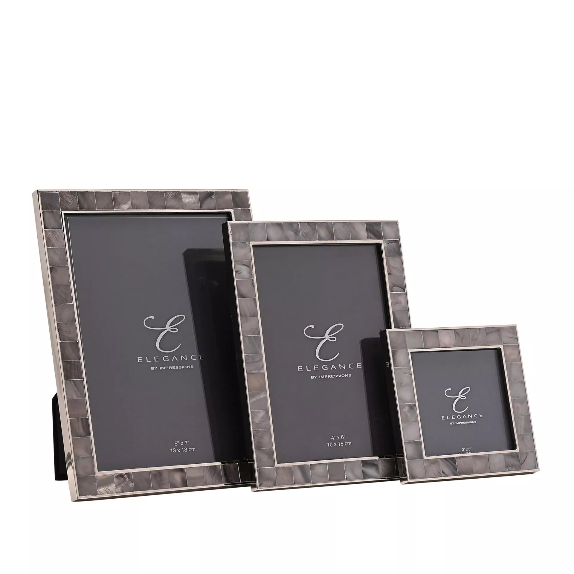 Elegance Grey Mother of Pearl 5 x 7 Photo Frame