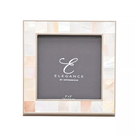 Elegance Metal & Mother of Pearl 3' x 3' Photo Frame