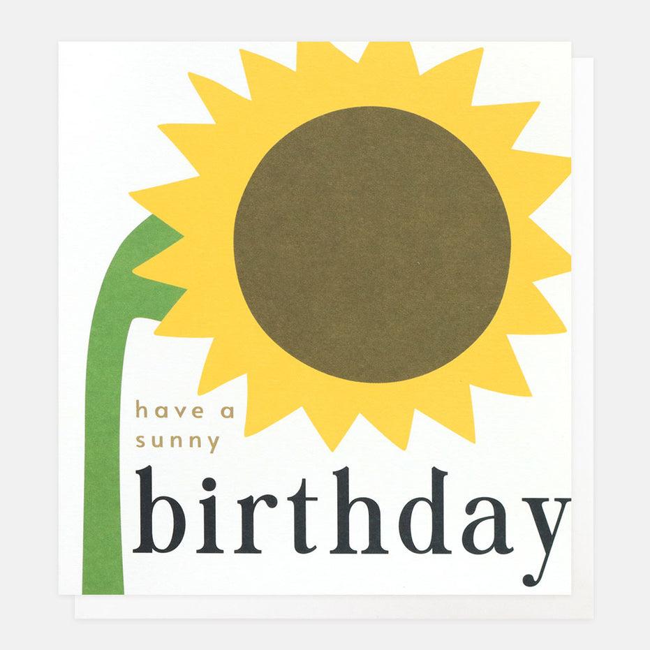Have A Sunny Birthday Sunflower Birthday Card