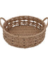Natural Rattan Tray with Handles - Large