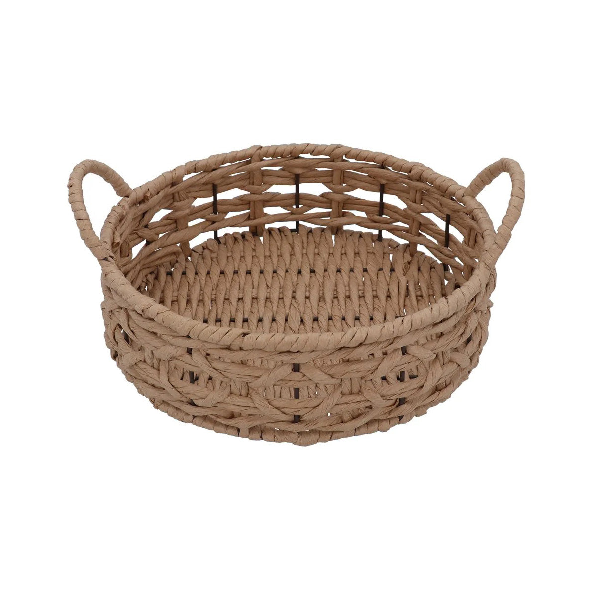 Natural Rattan Tray with Handles Large