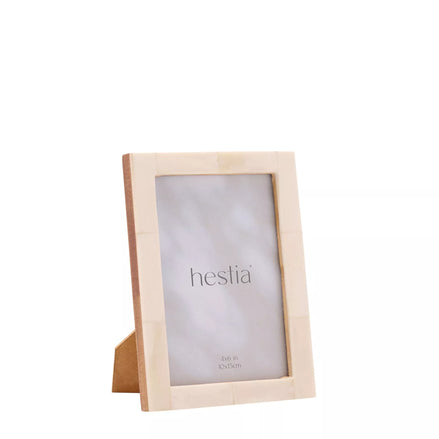 Natural White Bone Photo Frame (4 x 6 Inch)