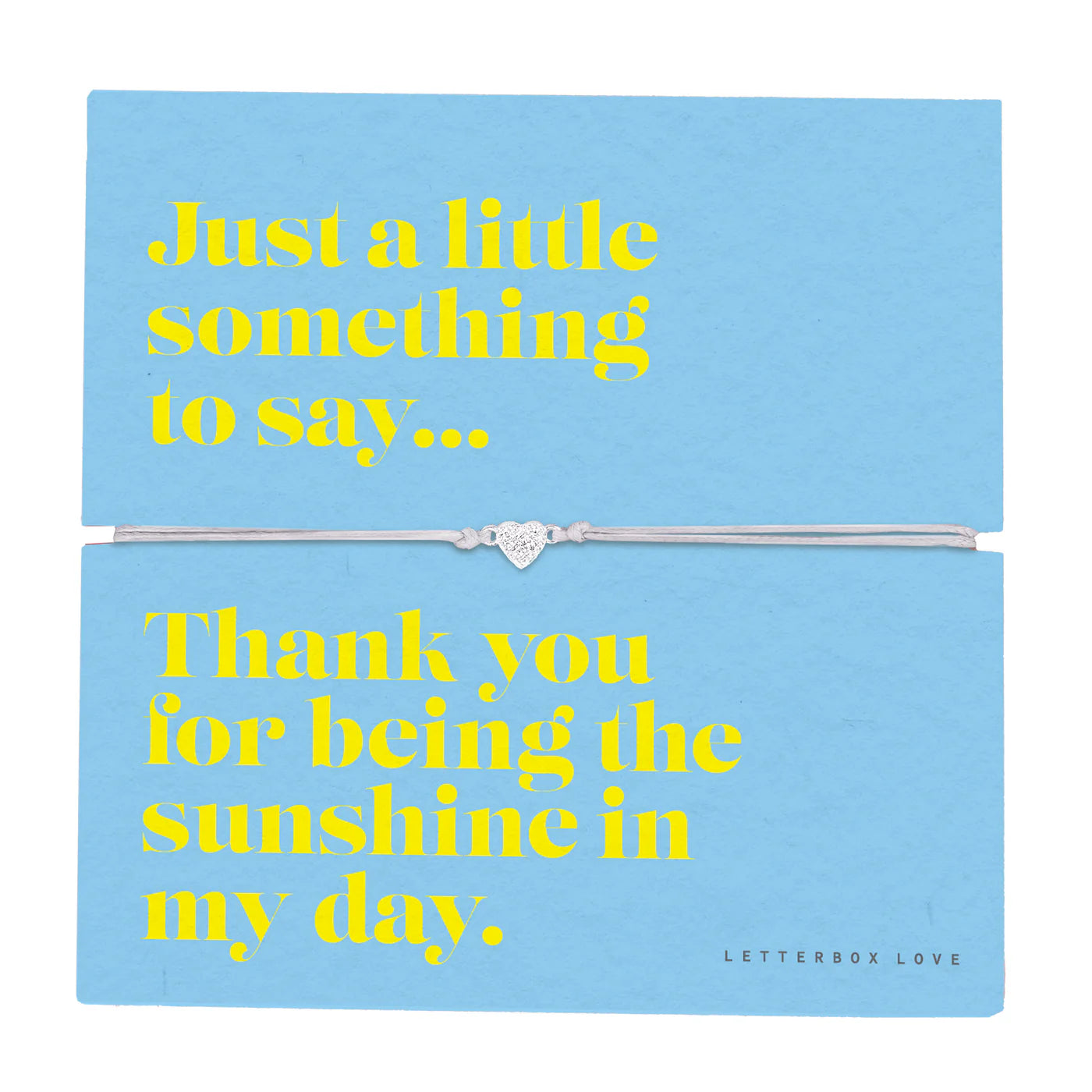 Sunshine Sentiment Bracelet