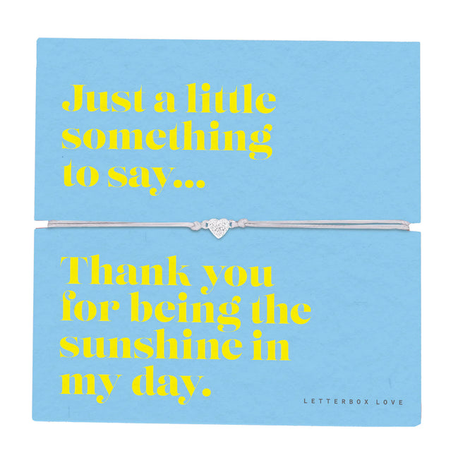 Sunshine Sentiment Bracelet