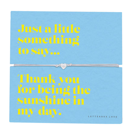 Sunshine Sentiment Bracelet