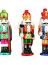 Painted Glass Nutcracker Decoration