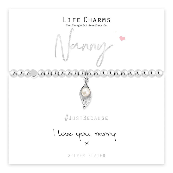I Love You Nanny Bracelet - silver