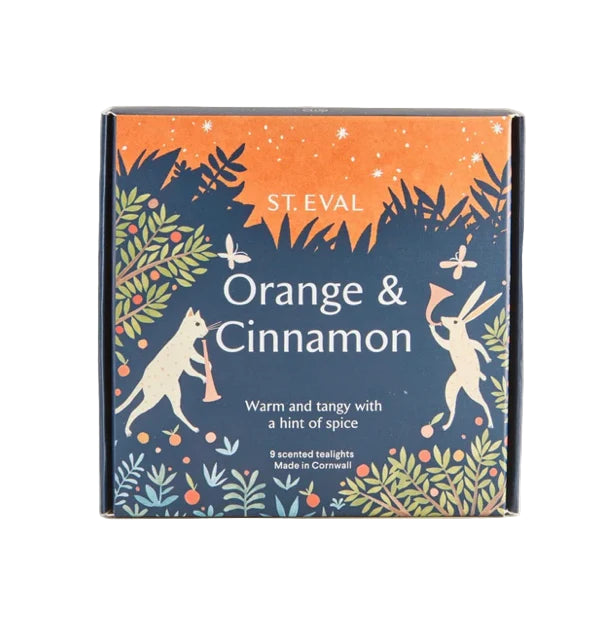 Christmas Orange & Cinnamon Tealights