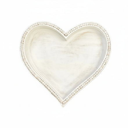Heart Tray Beaded Small