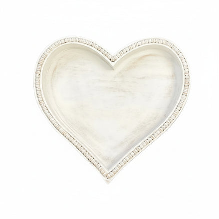 Heart Tray Beaded Small