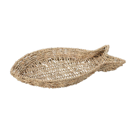 Fish Shaped Wicker Tray