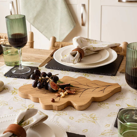 Framed Oak Serving Board-Oak Leaf