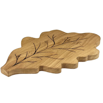 Framed Oak Serving Board-Oak Leaf